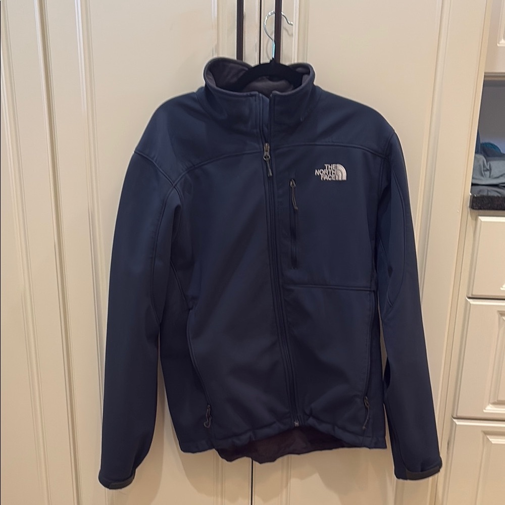 The North Face Blue Performance Jacket High Collar Fleece